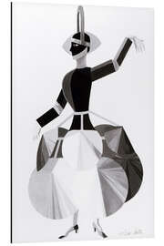 Magnettafel Kostümentwurf für Aelita