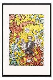 Gerahmter Kunstdruck Die Feder