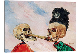 Gallery print Skeletons fighting over a sour herring