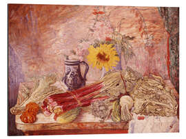 Magnettafel Blumen und Gemüse