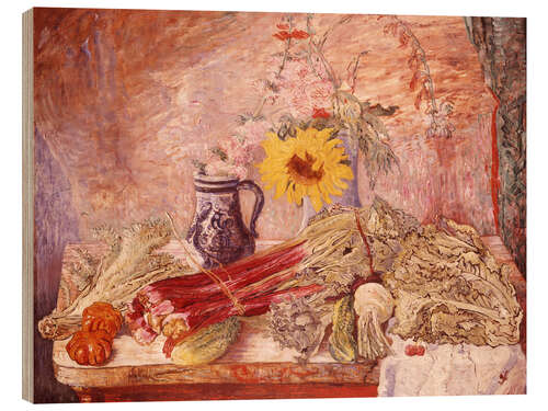 Quadro de madeira Flores e vegetais