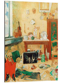 Magnettafel Skelette im Atelier