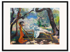 Gerahmter Kunstdruck Siesta