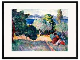 Gerahmter Kunstdruck Saint-Tropez