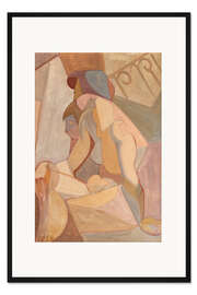 Gerahmter Kunstdruck Zwei Figuren