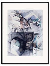 Gerahmter Kunstdruck Die Brücke