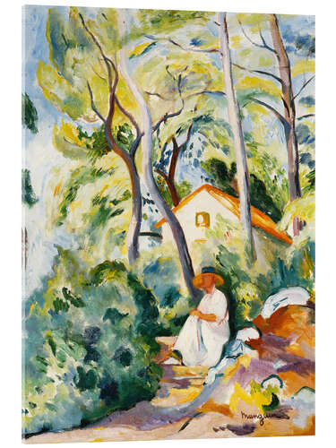 Acrylic print La Breste, Maison Rouge, surroundings of Marseille