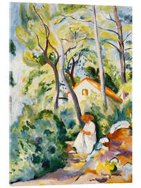 Acrylic print La Breste, Maison Rouge, surroundings of Marseille