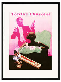 Gerahmter Kunstdruck Toblerone Schokolade