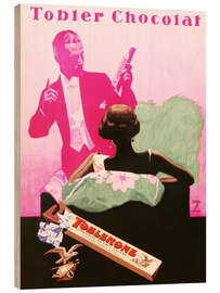 Holzbild Toblerone Schokolade