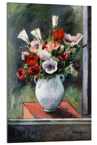 Gallery Print Anemonen in einer weißen Vase