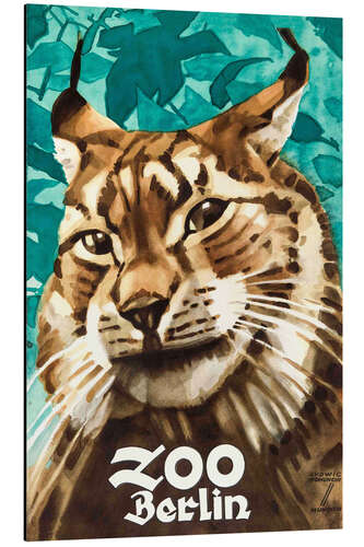 Quadro em alumínio Zoológico de Berlim (alemão)