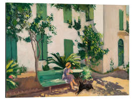 Magnettafel Rast vor dem Haus