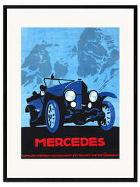 Plakat artystyczny premium w ramie Daimler Motor Company (German)