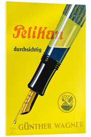 Acrylglasbild Pelikan