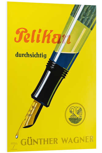 Hartschaumbild Pelikan