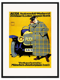 Gerahmter Kunstdruck Automobil Werke