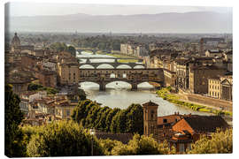 Lærredsbillede  Ponte Vecchio, Florence - Martin Wimmer