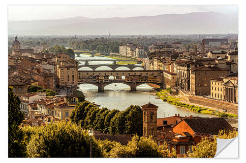 Adesivo murale Ponte Vecchio, Firenze