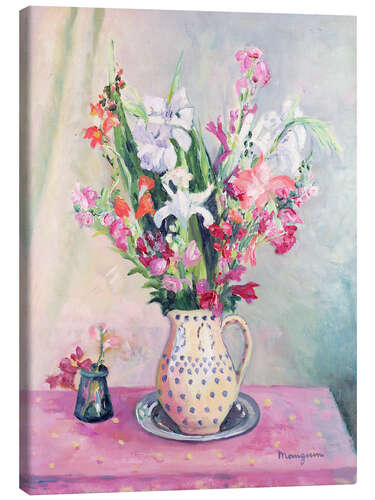 Obraz na płótnie Gladioli in a vase