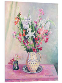 PVC print Gladioli in a vase