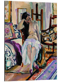 Magnettafel Akt in einem Interieur