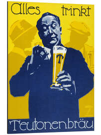 Magnettafel Alles trinkt Teutonenbräu