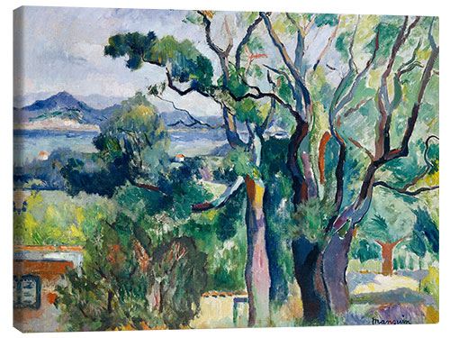 Canvas-taulu Bay of Saint-Tropez