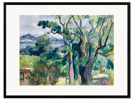 Framed art print Bay of Saint-Tropez