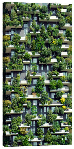 Canvas-taulu Tree Houses Vertical Forest II