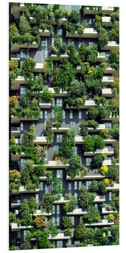 PVC print Tree Houses Vertical Forest II