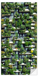 Selvklebende plakat Tree Houses Vertical Forest II