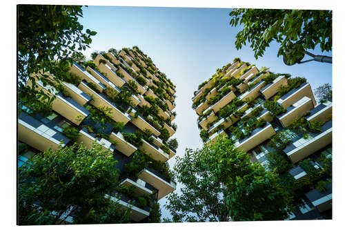 Aluminiumsbilde Tree Houses Vertical Forest I