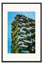 Gerahmter Kunstdruck Baumhäuser, Vertikaler Wald III