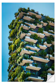 Selvklebende plakat Tree Houses Vertical Forest III