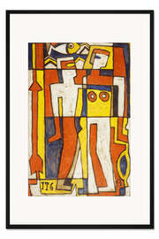 Gerahmter Kunstdruck Zwei Figuren