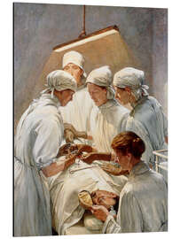 Magnettafel Blinddarmoperation im Militärkrankenhaus