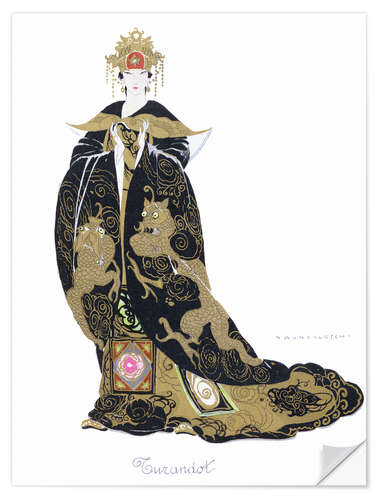 Wall sticker Costume for the opera Turandot