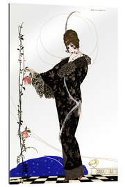 Gallery print Woman in an embroidered velvet coat