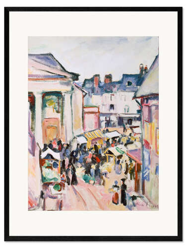 Framed art print A Sunday in Honfleur