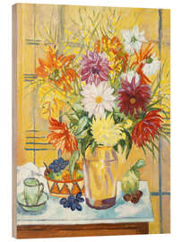 Trebilde Flower still life in a glass vase