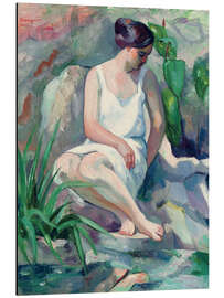 Magnettafel Sitzende Badende bei Cassis