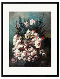 Plakat artystyczny premium w ramie Bouquet of roses