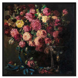 Gerahmter Kunstdruck Rosen