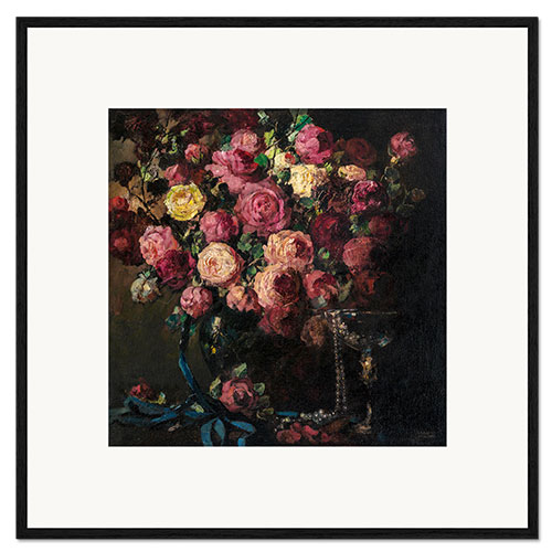 Ingelijste kunstdruk Roses
