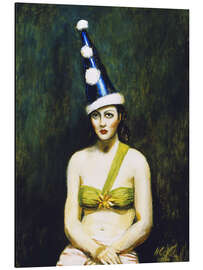 Magnettafel Mädchen mit Pierrothut