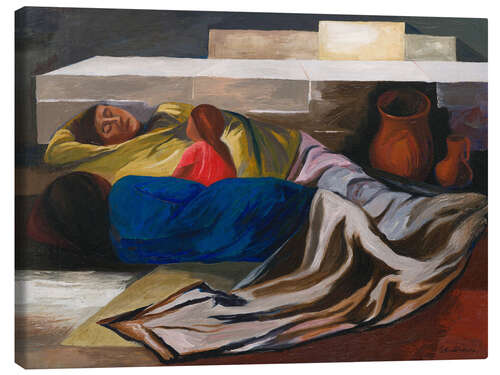 Canvas-taulu Sleeping (the family)