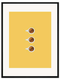 Gerahmter Kunstdruck Kaffee