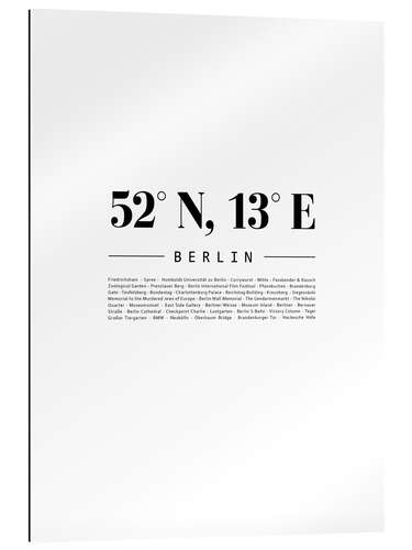 Galleriprint Coordinates - Berlin