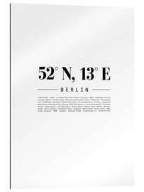 Galleriprint Coordinates - Berlin